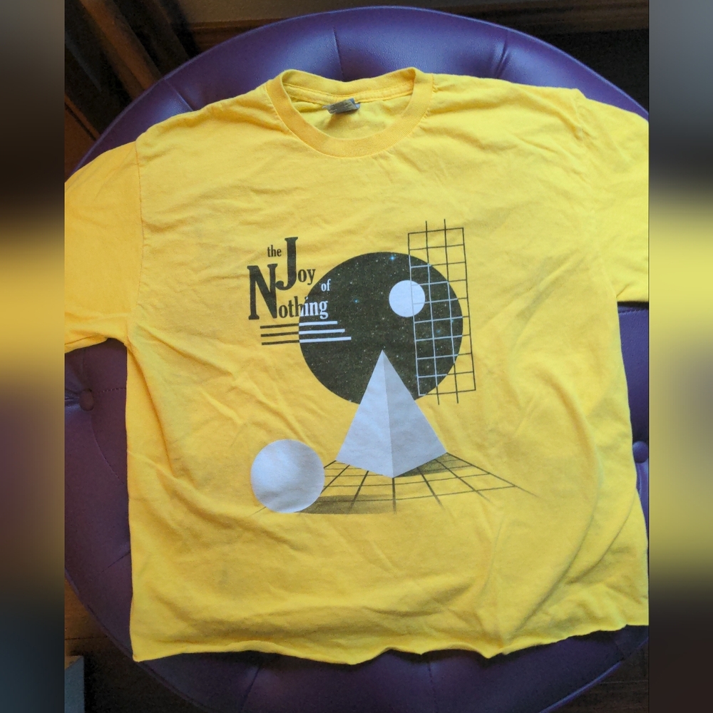 Palm Treat Joy Of Nothing Yellow Tshirt